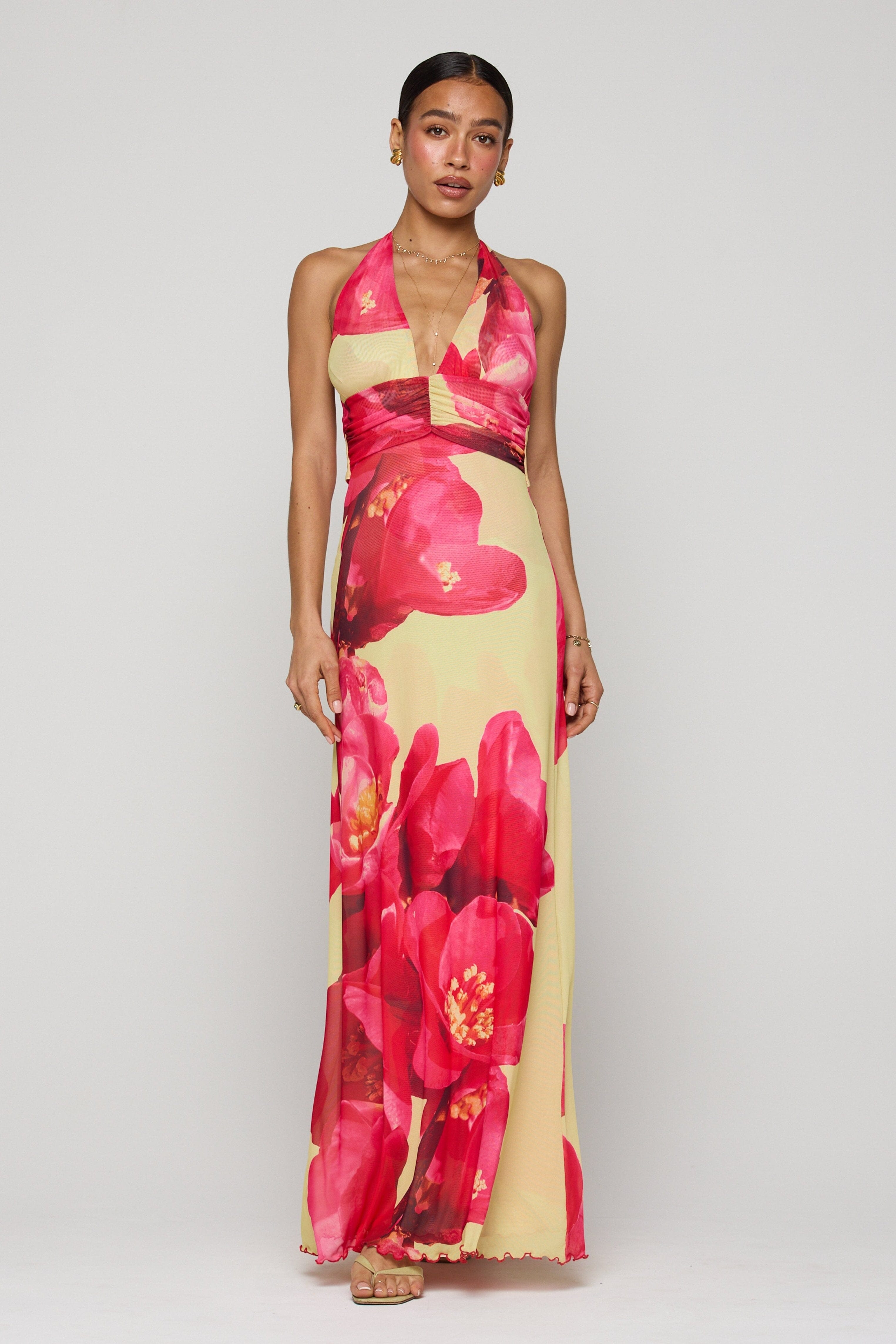 Chelsea Maxi Dress in Crawford - Àlainn Fashion