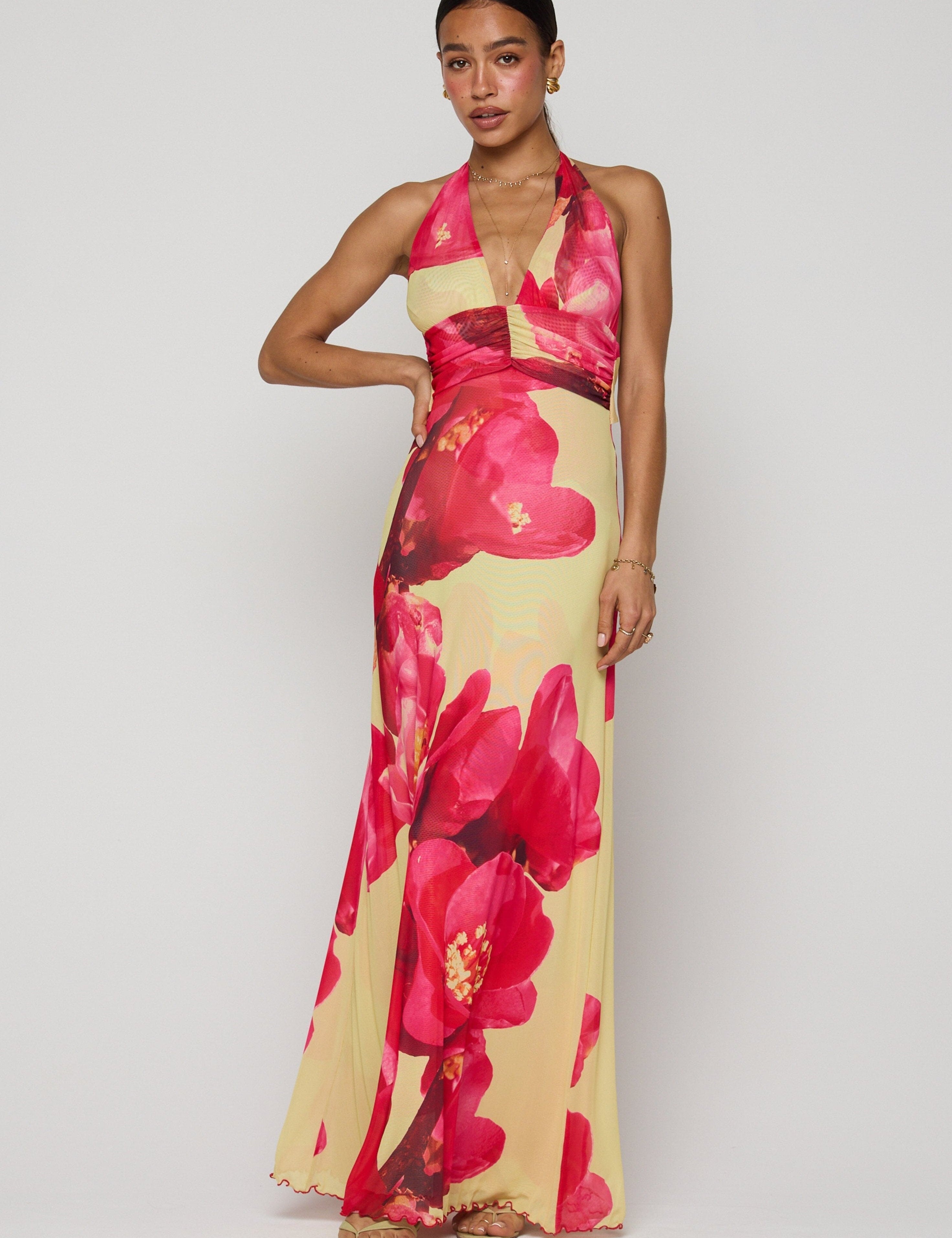 Chelsea Maxi Dress in Crawford - Àlainn Fashion