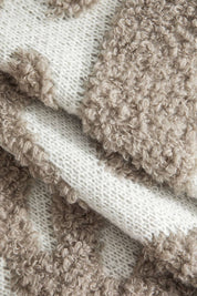 Colorblock V-neck Knit Button Up Cardigan - Àlainn Fashion