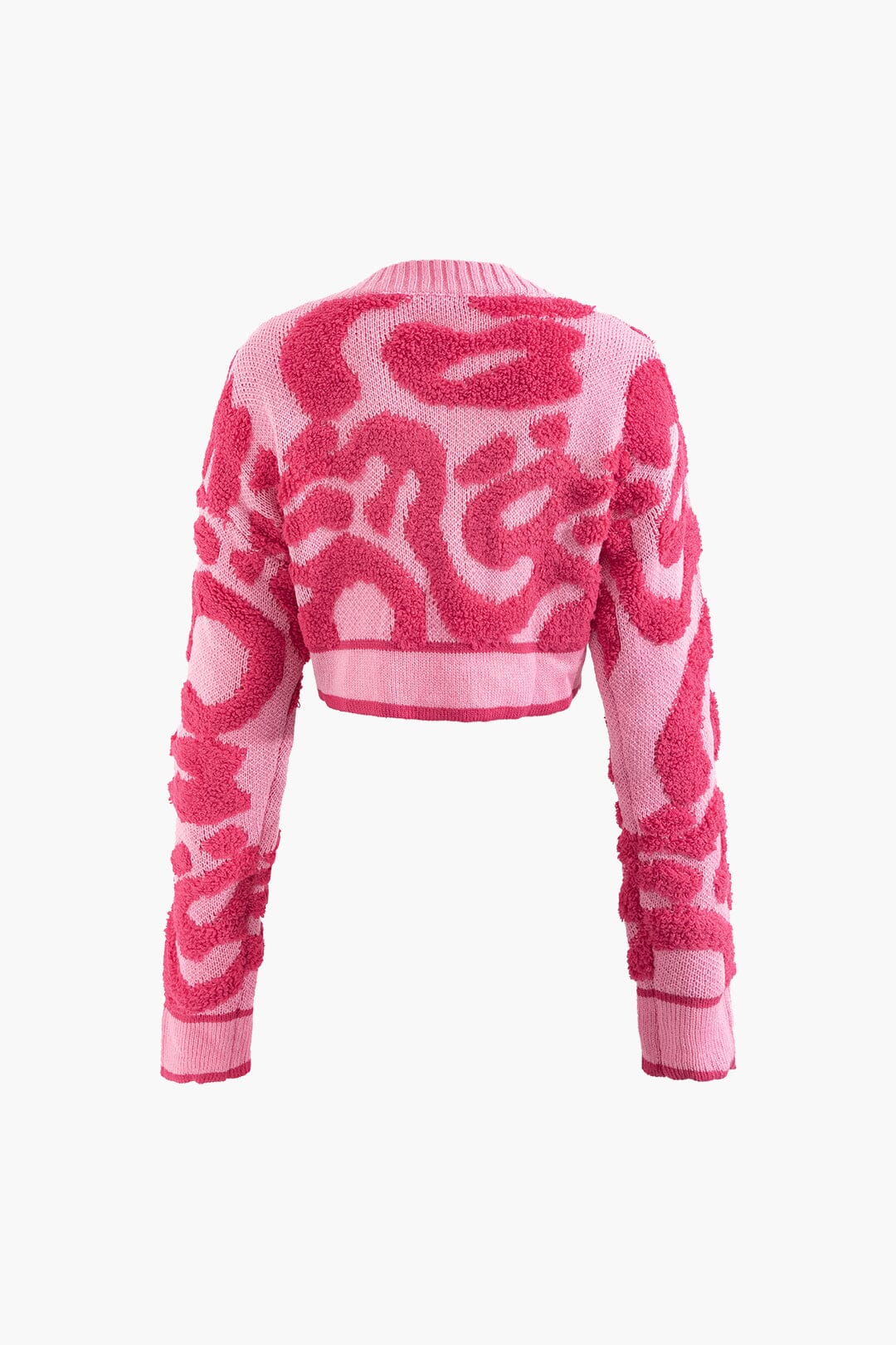 Colorblock V-neck Knit Button Up Cardigan - Àlainn Fashion