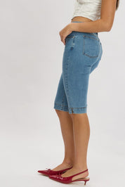 Denim Capri Jeans Mid Rise - Àlainn Fashion