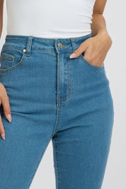 Denim Skinny Jean High Rise - Àlainn Fashion