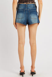 Denim Skort Low Rise - Àlainn Fashion