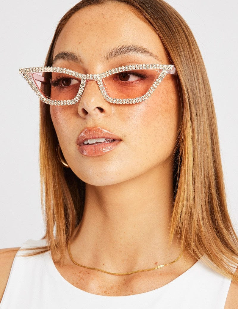 Pink Cat Eye Sunglasses - Àlainn Fashion