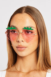 Pink Strawberry Sunglasses - Àlainn Fashion