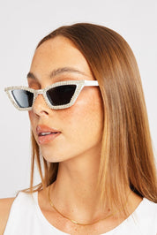 White Cat Eye Sunglasses - Àlainn Fashion